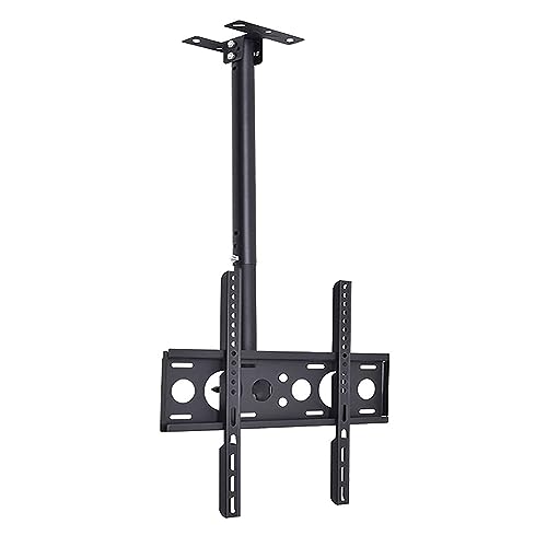 HSIRYAOHD TV-Deckenhalterung – 360° drehbar, neigbar, TV-Halterung, verstellbare TV-Wandhalterung, passt LCD-Monitore von 81,3 bis 139,7 cm (32 bis 55 Zoll), mit Traglast von 59,9 kg von HSIRYAOHD