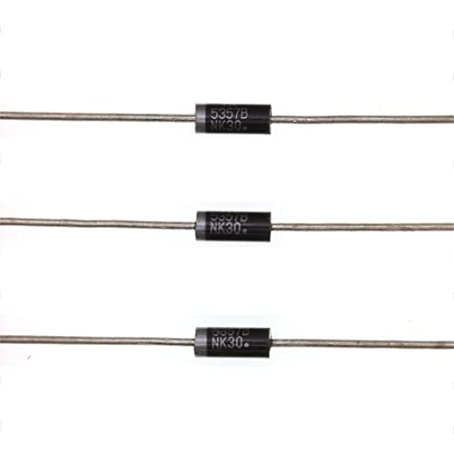 HUABAN 50PCS 1N5357B 1N5357 Power Zener Diode 5W 20V DO-15(CASE17-02) Axial Diodes 5 Watt 20 Volt von HUABAN