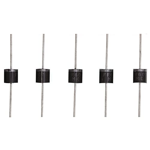 HUABAN Fast Recovery Rectifier Diode 6A R-6 Axial 6 Amp (FR607 (6A 1000V), 5) von HUABAN