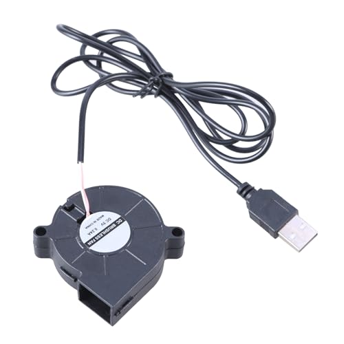 HUAJINGKEJI Efficiency USB-betriebener Computer-Lüfter, Gebläse, 5 V, bürstenlos, 50 mm, Lüfter für PC-Drucker, 115 cm Kabel von HUAJINGKEJI