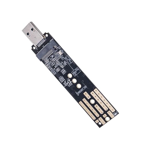 HUANGGG NVME und SATAs HDD USB3.1 TypeA Aluminiumgehäuse mit UASP-Einfassung für 2242/2260/2280 Laufwerke von HUANGGG