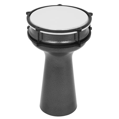 Afrikanische Handtrommel, Aluminium, 20,3 cm, professionelle afrikanische Djembe-Trommel, Folk-Handtrommel, Bongos, guter Klang, Musikinstrument von HUANGING