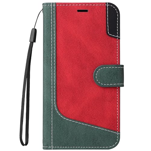 HUANGTAOLI Schutzhülle aus PU-Leder, kompatibel mit Samsung Galaxy S8 Plus (SM-G955F, SM-G955FD, SM-G955U), Kartenhalter und Ständer von HUANGTAOLI