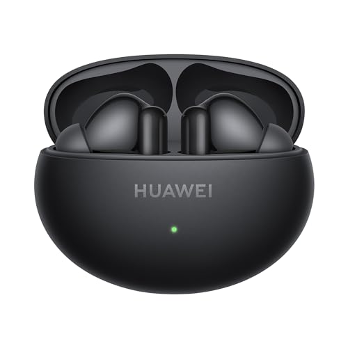 HUAWEI FreeBuds 6i, Intelligente Aktive Geräuschunterdrückung 3.0, Druckvoller Bass, Bis zu 35 Stunden Akkulaufzeit, Bluetooth 5.3, Staub- und Wasserbeständigkeit nach IP54, Schwarz von HUAWEI