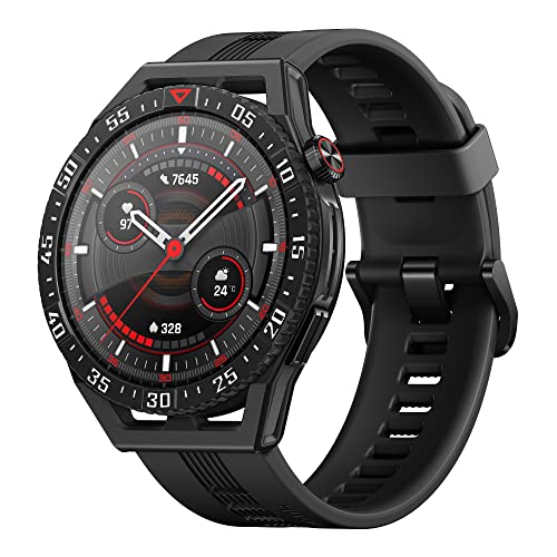 HUAWEI WATCH GT 3 SE Smartwatch – Fitness-Tracker und Gesundheitsmonitor, Sauerstoff- und Stressüberwachung – bis zu 14 Tage Akkulaufzeit – kompatibel mit Android und iOS – 46 Zoll, Schwarz (erneuert) von HUAWEI