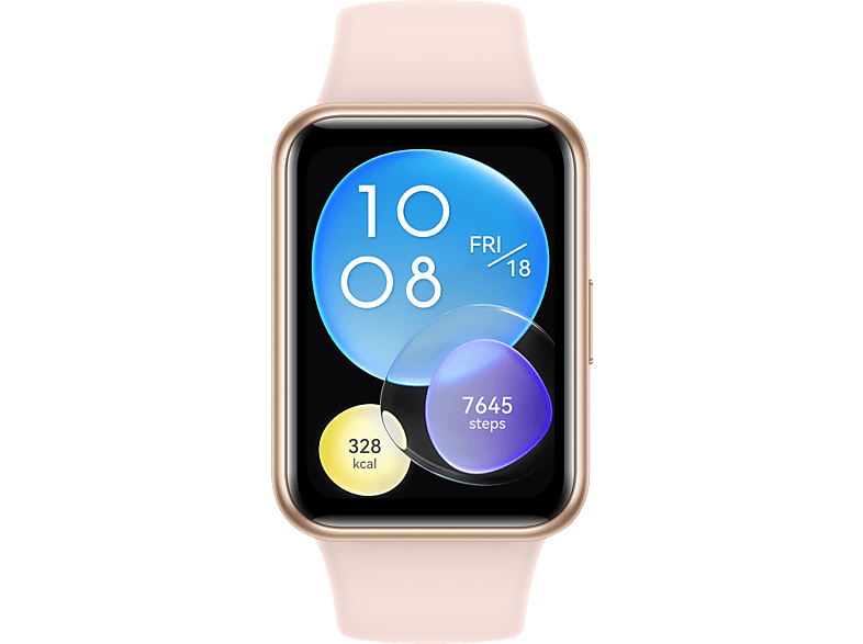 HUAWEI Watch Fit 2 Active Smartwatch Polymer Silikon, 130-210 mm, Sakura Pink von HUAWEI