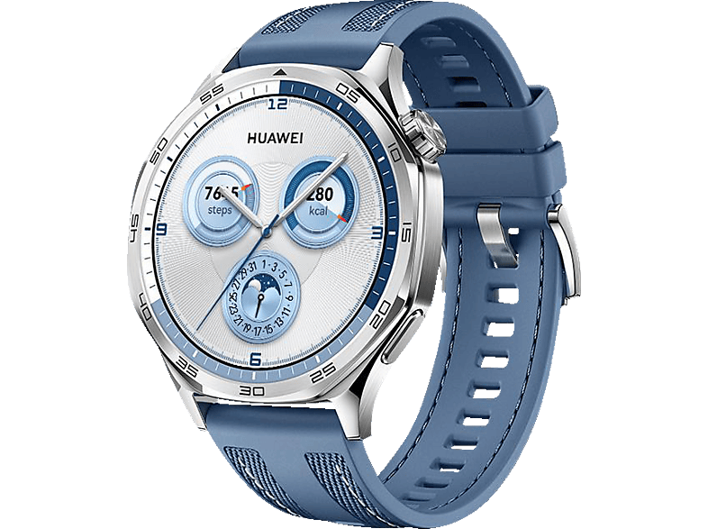 HUAWEI Watch GT5 46 MM Smartwatch Nylon, 140-210 mm, Blue HUAWEI Watch GT5 46 MM Smartwatch Nylon, 140-210 mm, Blue von HUAWEI