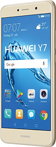 Huawei Y7 Smartphone (14 cm (5,5 Zoll) Display, 16 GB Speicher, Android 6.0) grau/gold von HUAWEI