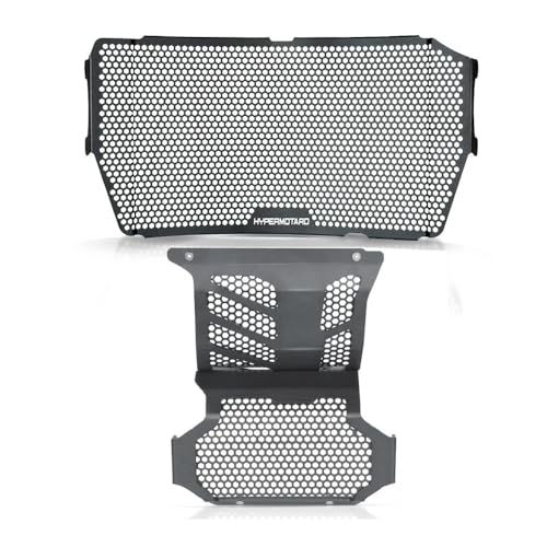 Motorrad Kühlergrill Schutz Für Du&cati Für Hyp&ermotard 950 SP RVE 2019-2024 Grille Abdeckungen Ölkühler Kühler Schild Protector von HUEKDLSW