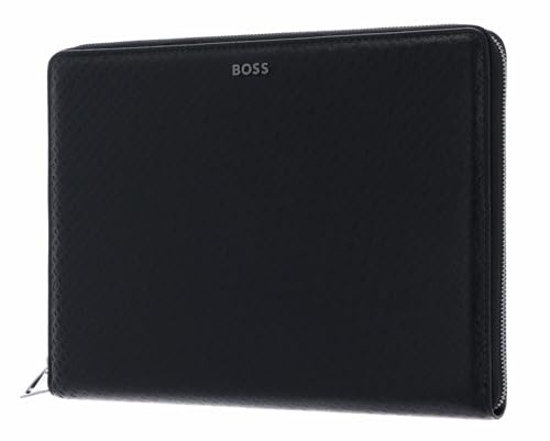 Hugo Boss A4 Konferenzmappe Monogram Zipped Black von HUGO BOSS