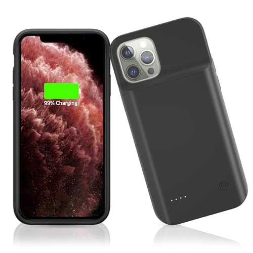 HUOBAO Batteriehülle für iPhone 11 Pro [5000 mAh] Wiederaufladbare zusätzliche Ladehülle für iPhone, schützende tragbare Slim Power Bank Hülle für iPhone 11 Pro [5,8 Zoll] von HUOBAO