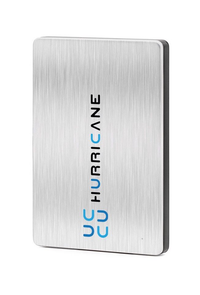 HURRICANE MD25U3 silver 2TB 2.5 Zoll Externe tragbare Festplatte USB 3.0 externe HDD-Festplatte (2TB) 2.5" von HURRICANE