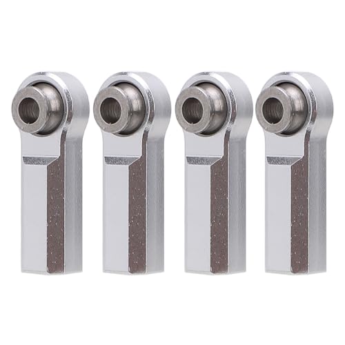 4PCS Metall Kugelgelenk Legierung für 1/10 Modell Auto 7,0mm Durchmesser M4 Gewinde RC Auto Kugelgelenk 4 Gerade (Silber) von HWGING