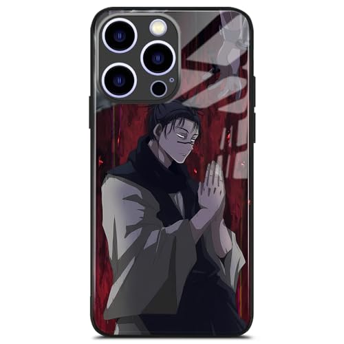 HWLHJJ Choso JJK Manga Artwork Handyhülle - Schwarz Premium Silikon TPU Manga Muster Hülle für iPhone 12 Pro Max von HWLHJJ