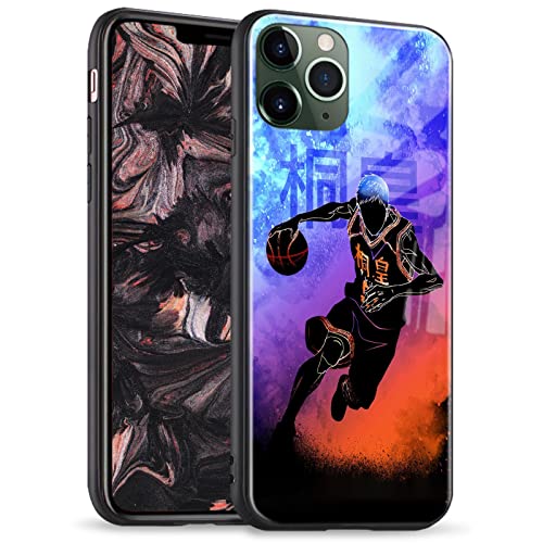 HWLHJJ Japanische Anime-Schutzhülle aus weichem Silikon für Manga, modische Glas-Schutzhüllen (für iPhone 13, Daiki Aomine) von HWLHJJ