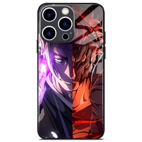 HWLHJJ Sukuna und Kenjaku wasserdichte japanische Anime-Schutzhülle, einzigartiges Design, Manga-Handyhülle, Manga-Charakter, stoßfeste Hülle für iPhone 11 von HWLHJJ