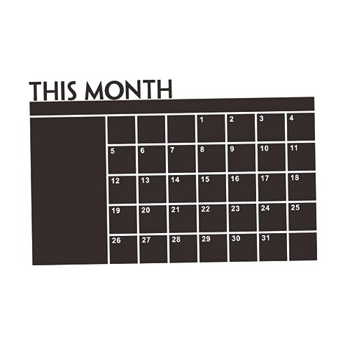 Cotowin in diesem Monat Kalender Tafel Wandaufkleber - 35 x 23 Tafelkalender von HWXZUUO