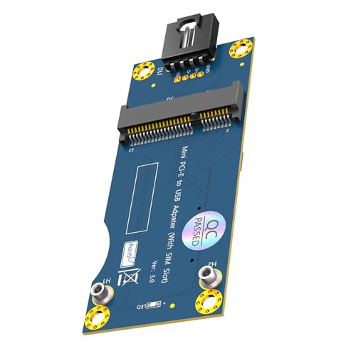 PCIE auf USB 2.0 Adapter mit Kartensteckplatz für WWAN LTE Netzwerk PCIE Erweiterungskartenhalter Ersatz von HXNH