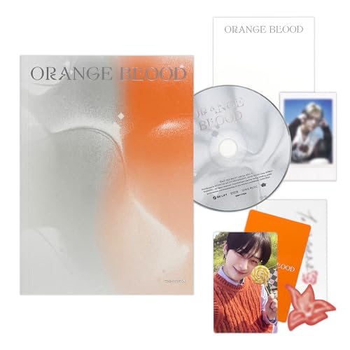 ENHYPEN - [ORANGE BLOOD] (ENGENE Ver.) Photo Book + CD-R + Photo Card A + Photo Card B + Message Card + Photo Sticker + Drawing Sticker + Postcard + 2 Pin Badges + 4 Extra Photocards von HYBE Ent.