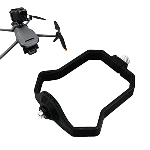 Tmom Halterung für Mavic 3, Drohnen Halterungen Erweiterungshalterung Adapter für GoPro 10 9/für Insta360 ONE X 1 2/Fülllicht Feste Halterung verbunden mit für DJI Mavic 3 CINE, Drohnen Zubehör von HYGJ