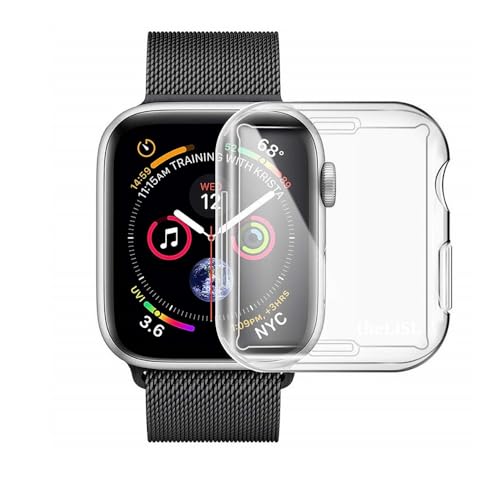 HYGMOCC 42 mm TPU-Hülle für iWatch Serie 10 (42 mm), transparente Schutzhülle, kompatibel mit Apple Watch S10 (42 mm), ultradünn, hohe Empfindlichkeit (1 Stück) von HYGMOCC