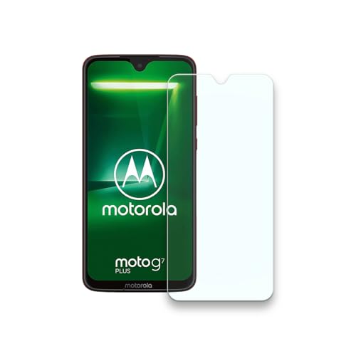 HYGMOCC Displayschutzfolie aus gehärtetem Glas für Motorola Moto G7 Plus, HD, klar, Härtegrad 9H, kratzfest, hüllenfreundlich (1 Stück) von HYGMOCC