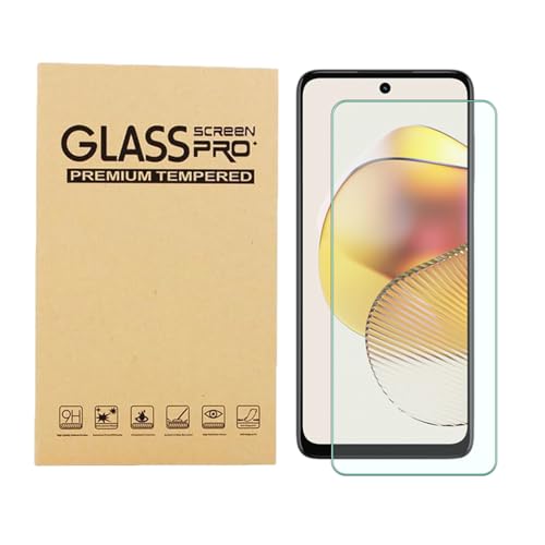 HYGMOCC Displayschutzfolie aus gehärtetem Glas für Motorola Moto G73 5G Anti-Kratzer Anti-Fingerabdruck Displayschutzfolie aus Glas Bubble Free (1 Stück) von HYGMOCC