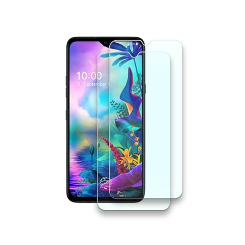 HYGMOCC Displayschutzfolie für LG G8X ThinQ (nicht geeignet für den Dual-Bildschirm) aus gehärtetem Glas, HD-9H-Härte, hüllenfreundlich, einfache Installation, kratzfest, blasenfrei (2 Stück) von HYGMOCC