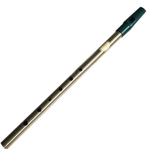 Bambusflöte für Anfänger Professionelles 6-Loch-CD-Key-Bambusflöteninstrument Für Anfänger Holzblasinstrument(Brass C Key) von HYLQZAT