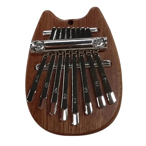 Kalimba-Daumenklavier 8 Tasten Mini Kalimba Holz Daumen Klavier Mit Lanyard Finger Daumen Klavier Klavier Musik Liebhaber(A) von HYLQZAT