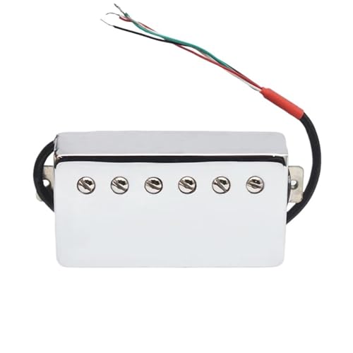 Single-Coil-Tonabnehmer-Set Alnico 5 Humbucker Gitarren-Tonabnehmer 4 Spulenkabel 7,5k/15k Spulenteilung Alnico V Für LP-E-Gitarre Chrom(C) von HYLQZAT