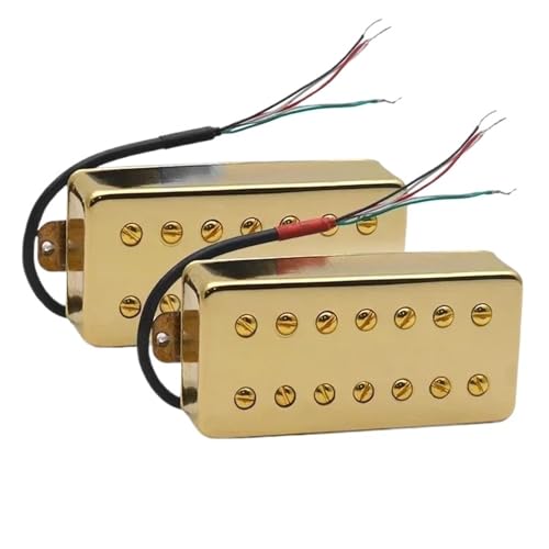 Single-Coil-Tonabnehmer-Set LP E-Gitarre Humbucker Pickup Dual In Line Schlitzschraube Für E-Gitarre 7 Saiten Gitarrenteile(G) von HYLQZAT