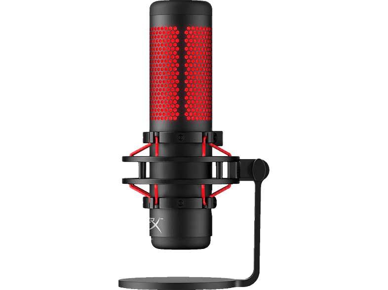 HYPERX QuadCast Desktop-Mikrofon, Rot/Schwarz von HYPERX