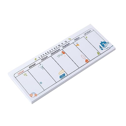 HYROOY Wochenplaner, Notizbuch, Wochenplanung, Wochenkalender, Notizblöcke, langlebig, zufälliges Muster, 40 Seiten von HYROOY