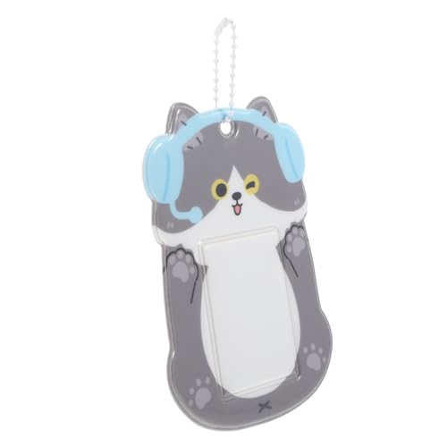 HYTROVE Cartoon Tier Pvc Id Kartenhalter Schlüsselanhänger Wolf Design Für Kpop Fotokarte Niedlicher Fotokartenhalter Mit Stray Kids Schlüsselanhänger Für Fans Und Sammler von HYTROVE