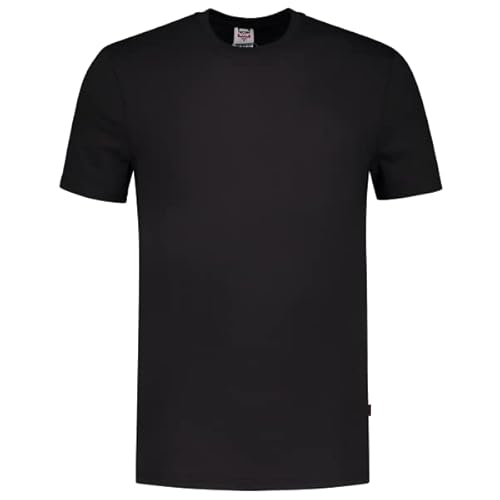 Tricorp 101017 Casual T-Shirt, Waschbar 60°C, 95% Gekämmte Baumwolle/5% Elastan, Spandex, 200g/m², Dunkelgrau, Größe L von Haas F1 Team