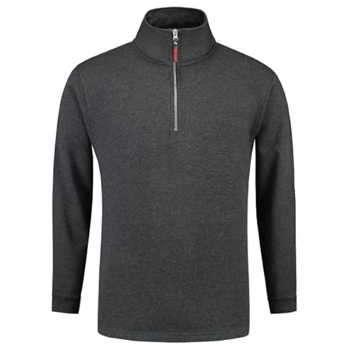 Tricorp 301010 Casual 1/4-Reissverschluss Sweatshirt, 60% Gekämmte Baumwolle/40% Polyester, 280g/m², Rot, Größe XS Tricorp 301010 Casual 1/4-Reissverschluss Sweatshirt, 60% Gekämmte Baumwolle/40% Polyester, 280g/m², Rot, Größe XS von Haas F1 Team