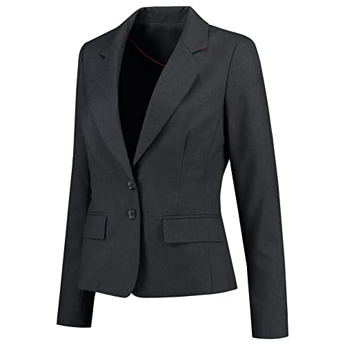 Tricorp 405001 Corporate Damen Blazer, 70% Wolle/30% Polyester, 180g/m², Grau, Größe 44 von Haas F1 Team