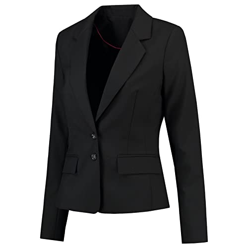 Tricorp 405001 Corporate Damen Blazer, 70% Wolle/30% Polyester, 180g/m², Schwarz, Größe 32 von Haas F1 Team