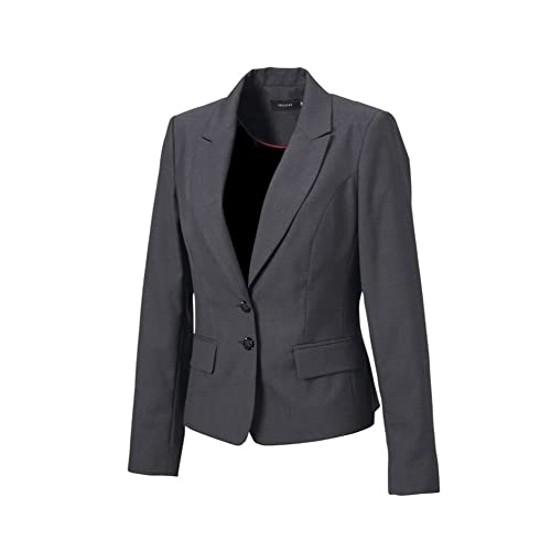 Tricorp 405005 Corporate Damen Blazer, 70% Wolle/30% Natural Stretch Polyester, 270g/m², Grau, Größe 48 von Haas F1 Team