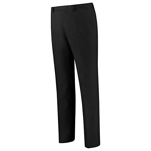 Tricorp 505003 Corporate Herren Hose, 70% Wolle/30% Natural Stretch Polyester, 180g/m², Schwarz, Größe 26 von Haas F1 Team