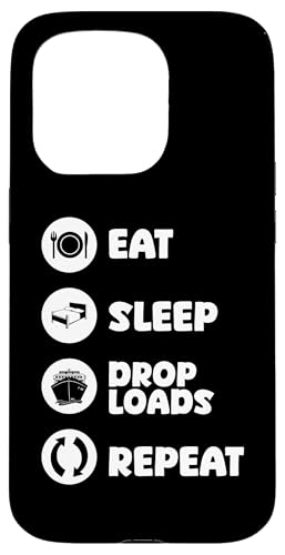 Hülle für iPhone 15 Pro Eat Sleep Drop Loads Repeat Hafenarbeiter von Hafenarbeiter Design Dockarbeiter