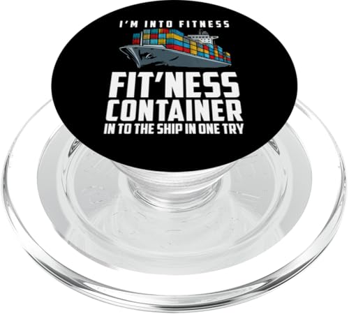 Im Into Fitness Fit Ness Container Hafenarbeiter PopSockets PopGrip für MagSafe von Hafenarbeiter Design Dockarbeiter