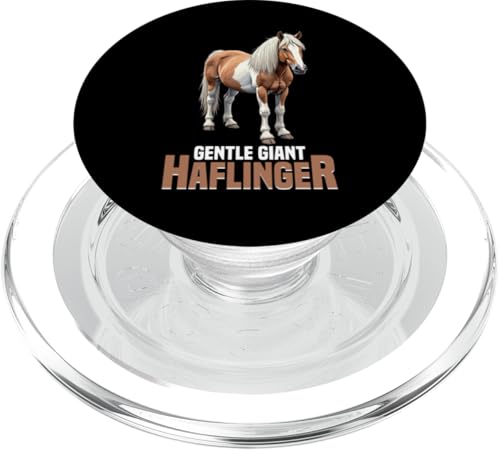 Horse Owner Equestrian Riding Gentle Giant Haflinger PopSockets PopGrip für MagSafe von Haflinger Graphic for Horse Riding Women