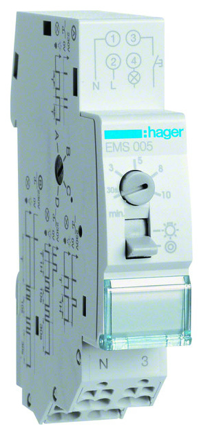 Hager EMS005 Treppenlichtzeitschalter von Hager