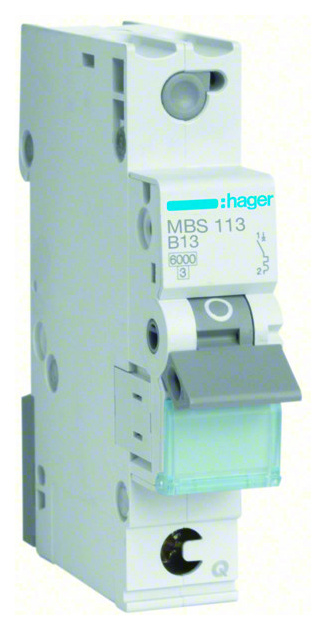 Hager MBS113 Sicherungsautomat 1P B13A SSK von Hager