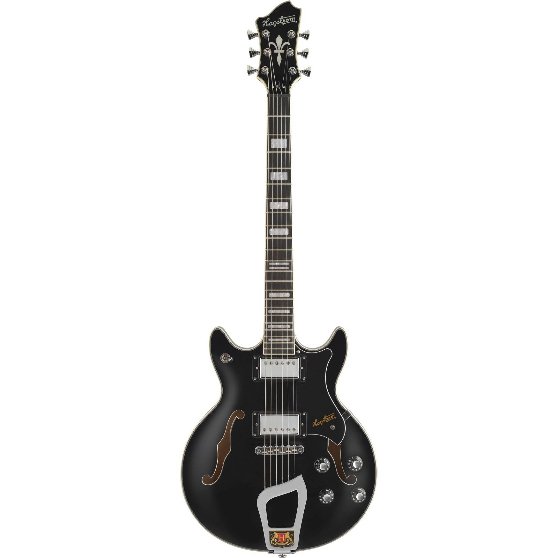 Hagstrom Alvar Black Semi-Acoustic Guitar von Hagstrom