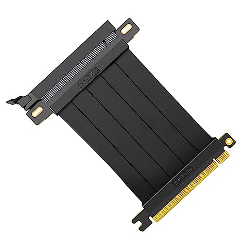 Haiki Speed PCI für Express 16x Anschlusskabel Grafikkarten Verlängerung Port Adapter für GPU mit Antijam 90° Pcie X16 Kabel von Haiki