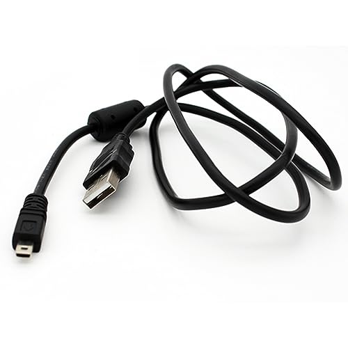 Haiki USB-2.0-Kabel für DSLR-Kameras, Ladegerät, leicht, schnelle Geschwindigkeitskamera, Ladekabel für DSC W710 W730 W800 W810 W830 Kamera-Datenkabel von Haiki