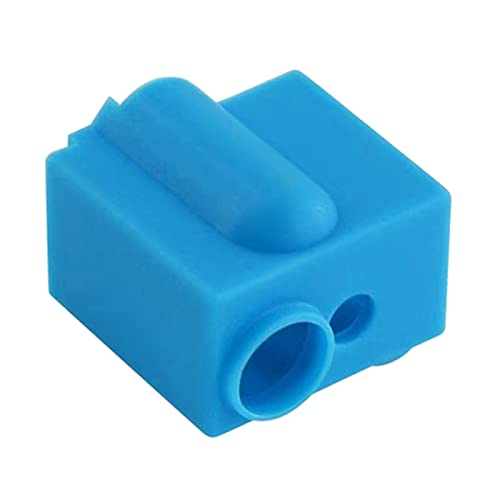 Volcano Silikon Steckdosenabdeckung für 3D-Drucker Beheizter Block J-Head Hotend Extruder Heizblock Abdeckung Hülse Vulkan Cover Sleeve Case Blau Silikon von Haiki